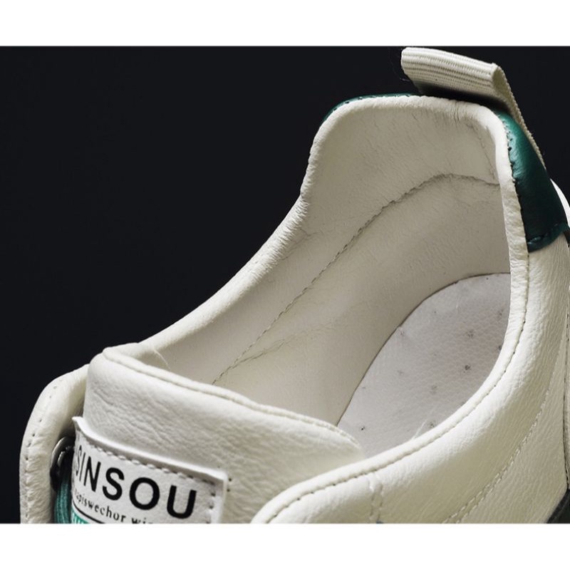 Sepatu Hight putih cream Sinsou 39-43 Sneakers Kasual Pria Wanita outdoor hangout murah fashion keren Medan