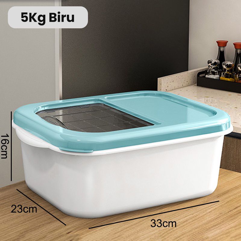 Tempat/Container/Wadah/Kotak Penyimpanan Beras dan Makanan