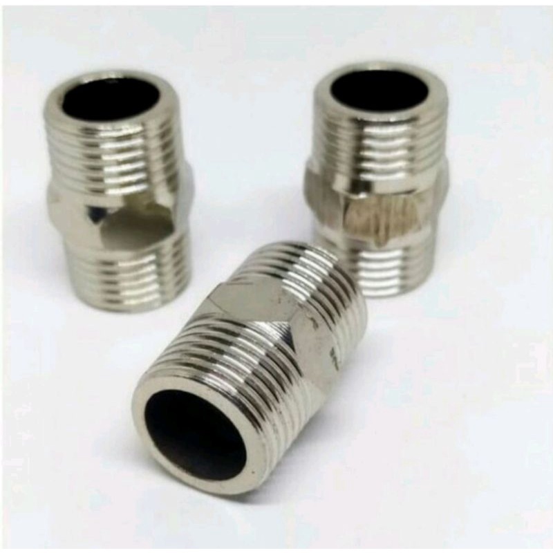 Double nepel 1/2x1/2 stenlees / double nepel stenlees 1/2x1/2 HIGH QUALITY