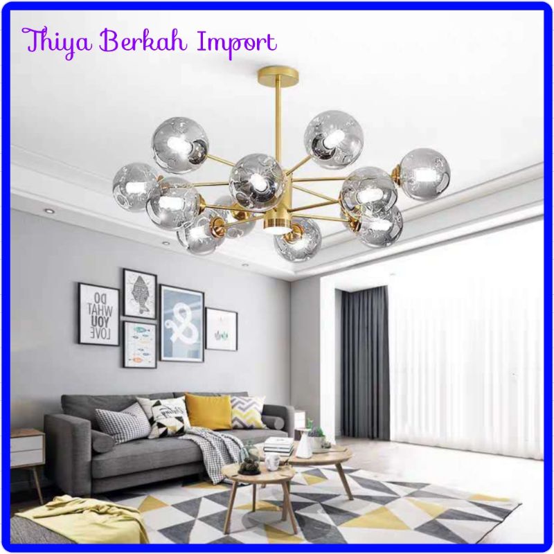 Berkah Import Lampu Gantung Kacang Ajaib Nordic Ruang Tamu Kamar Tidur Ruang Makan Sederhana Kreatif