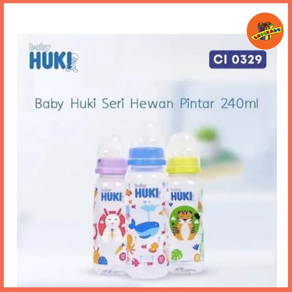 MAKASSAR! HUKI BOTOL SUSU 240ML CI 0329 - Botol Susu CI0329