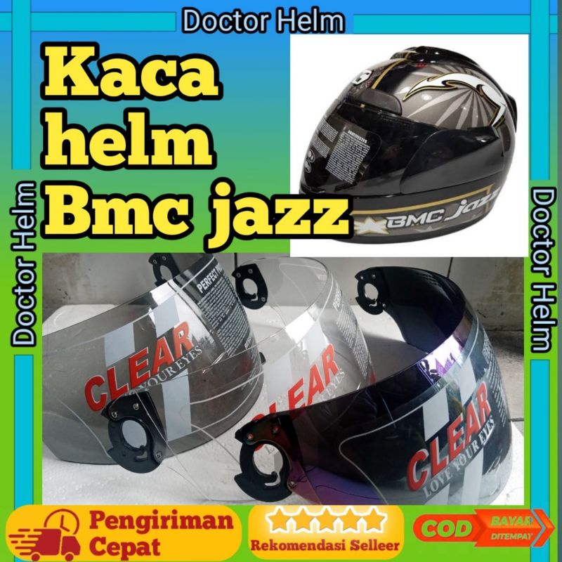 KACA HELM MURAH - VISOR HELM FULL FACE BMC JAZZ PELANGI RAINBOW / MDS 201 / GM CRUSER / MAZ GT PRO /