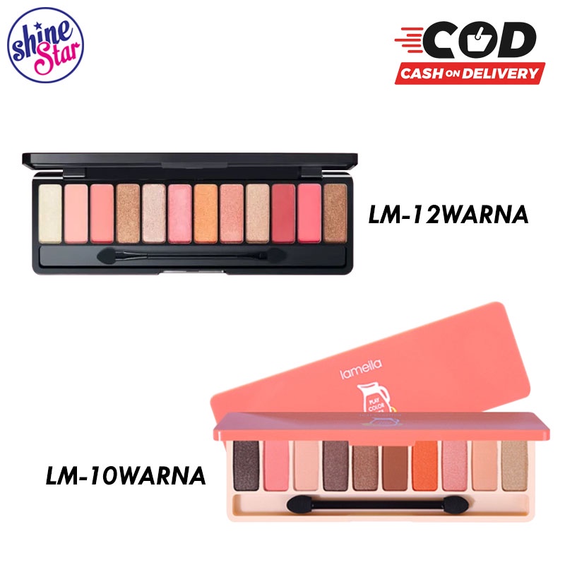 SHINE STAR - PROMO MURAH !! Lameila Eyeshadow Play Color Eyes Pallet Makeup Anti Air dan Tahan Lama