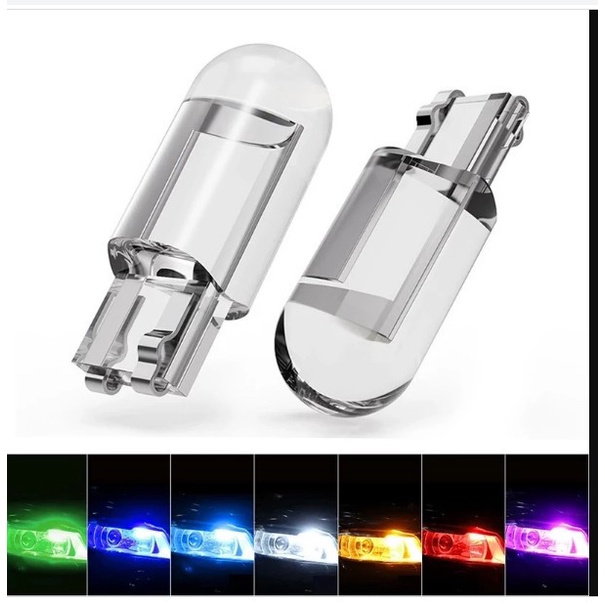 Bohlam Lampu Motor Led T10 Resin Full Kaca Lampu Led Senja Sein Mobil Motor