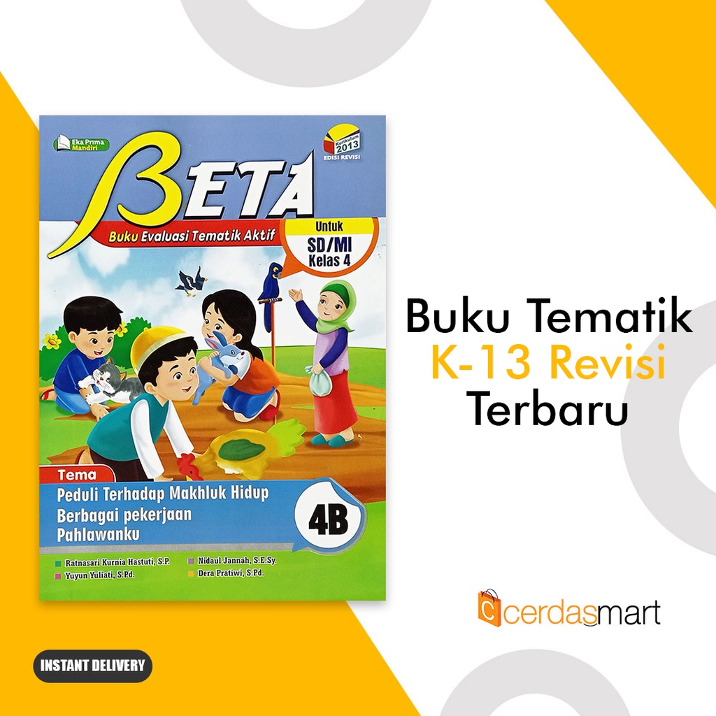 Jual BUKU BETA KELAS 4 TEMA 4B PEDULI TERHADAP MAKHLUK HIDUP BERBAGAI ...