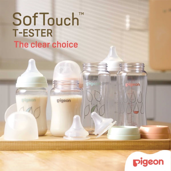 ❤ZJ❤ Botol Susu PIGEON T-Ester 200ml 300ml | Botol Susu PIGEON WIDE NECK T-ESTER 200ml 300ml