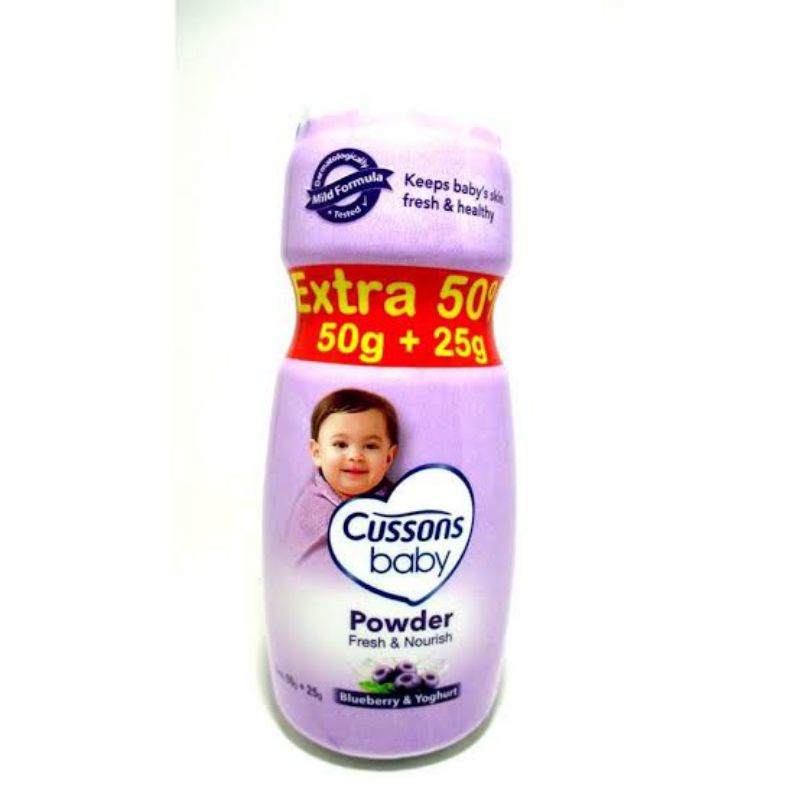 Cussons Baby Powder 50gr + 25gr Extra ORIGINAL-BPOM