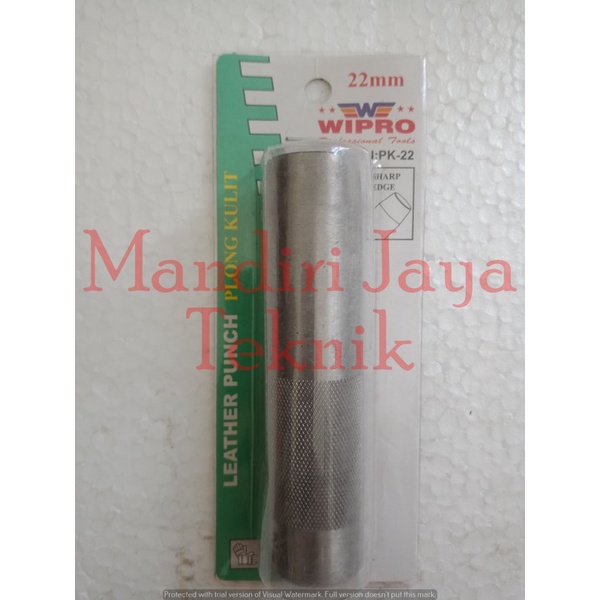 Plong Kulit Kertas Karet 22mm PK-22 WIPRO
