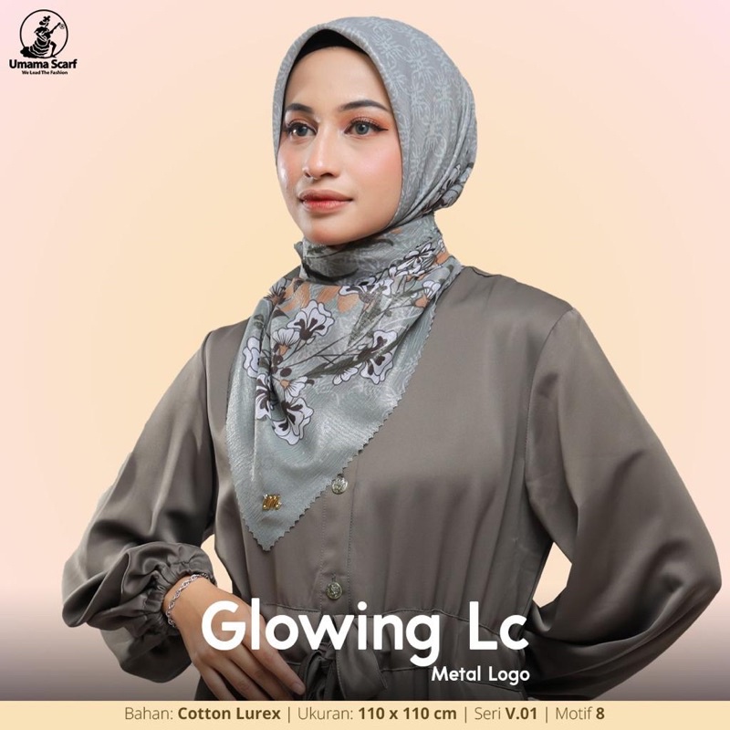 Jilbab Glowing Motif