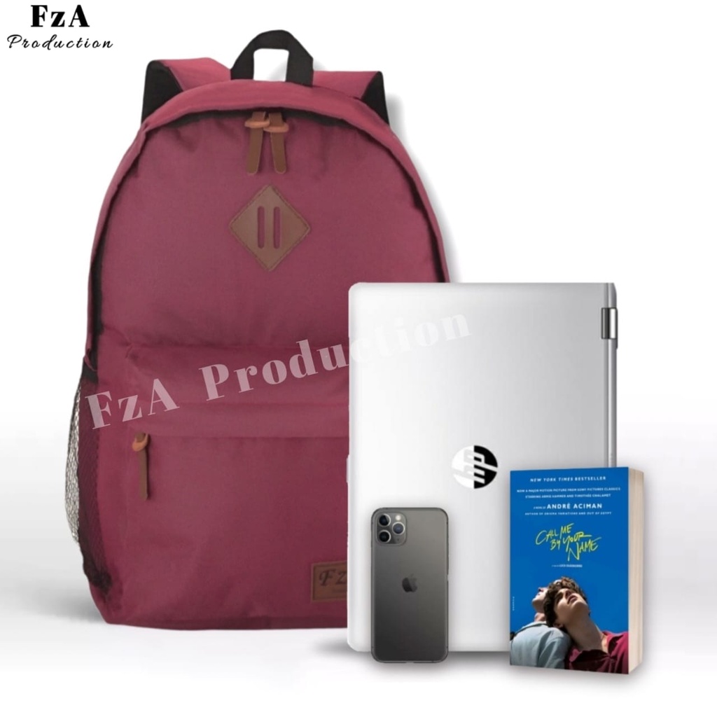 FzA Official - Tas Ransel Punggung Distro Casual Pria Wanita / Tas Ransel Laptop Backpack Original - MRQT