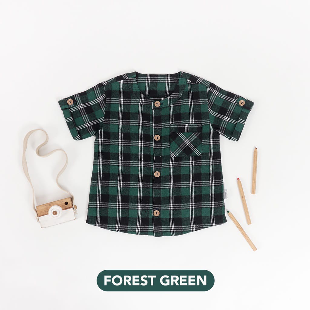 Mooi Kemeja Anak Flanel Kenji Shirt/ Mooi Kenji Shirt