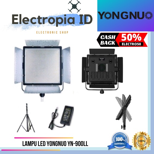 LAMPU LED YONGNUO YN-900ll (3200-5600) Bi Color - PAKET LENGKAP LAMPU LED YONGNUO YN-900ll