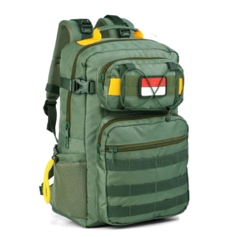 Tas ransel Libanon hijau army | tas ransel pria | tas sekolah | pelangi_military |041