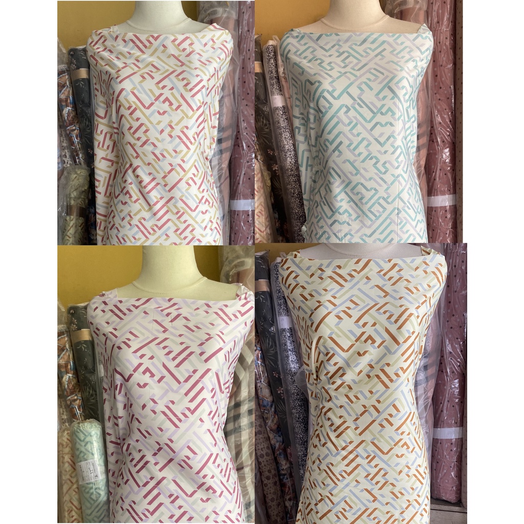 Kain Satin Doff Motif , LK 1.15m