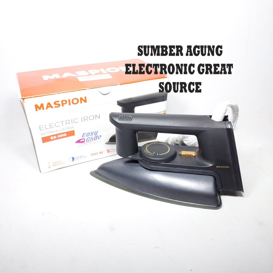 Maspion Setrika EX1010 EX1010BB Seterika Panas Merata Murah Bagus