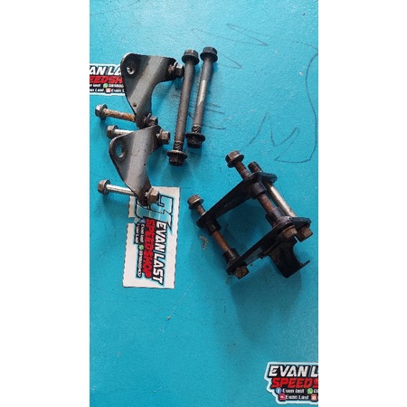 breket dudukan mesin atas bawah ninja r ss