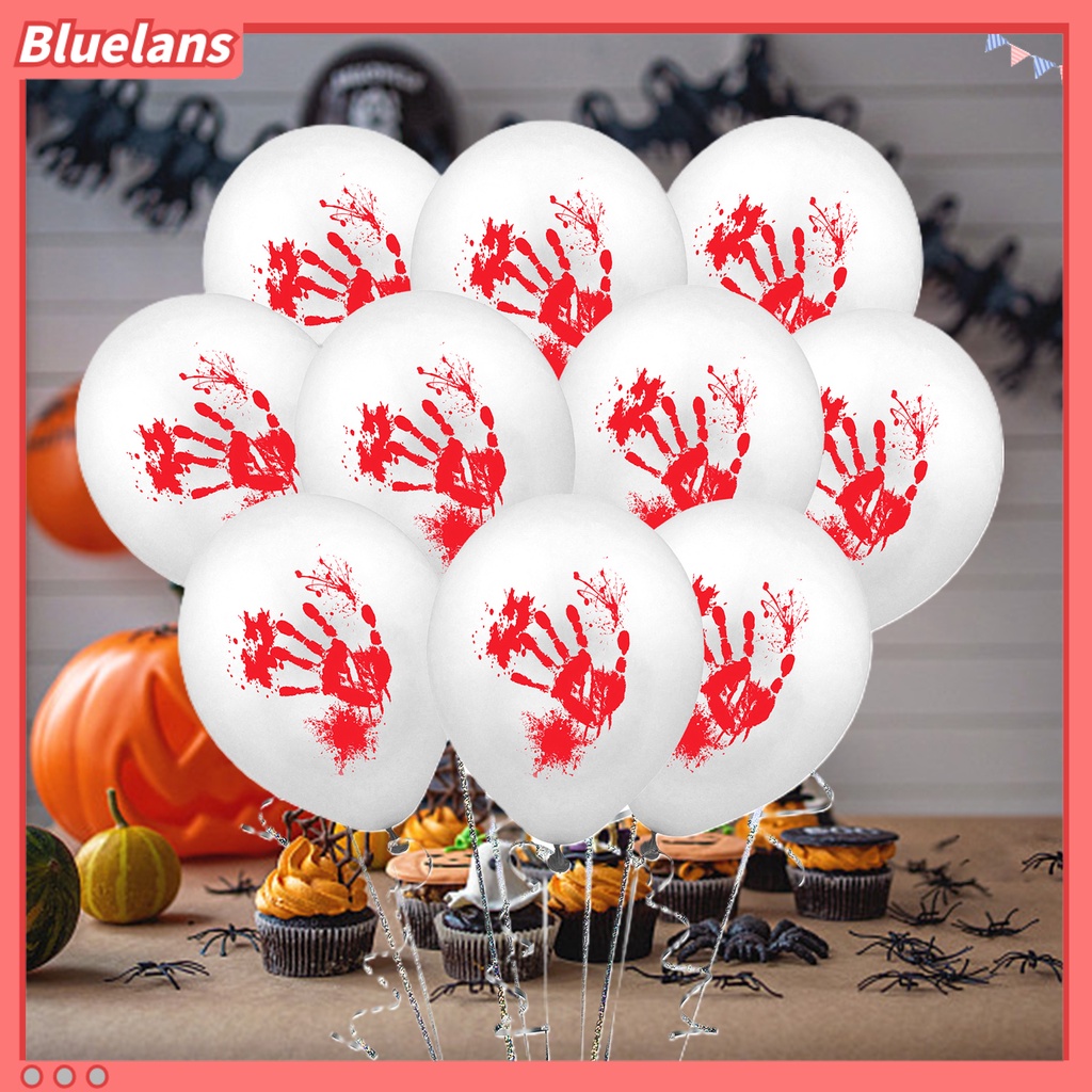 1 Set Balon Latex Motif Labu Halloween Untuk Dekorasi Pesta