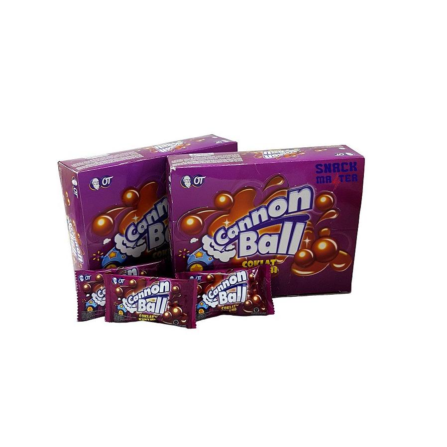 

Belanja disini--Cannon Ball Coklat Kunyah - Netto 24pcs x 7,2gr