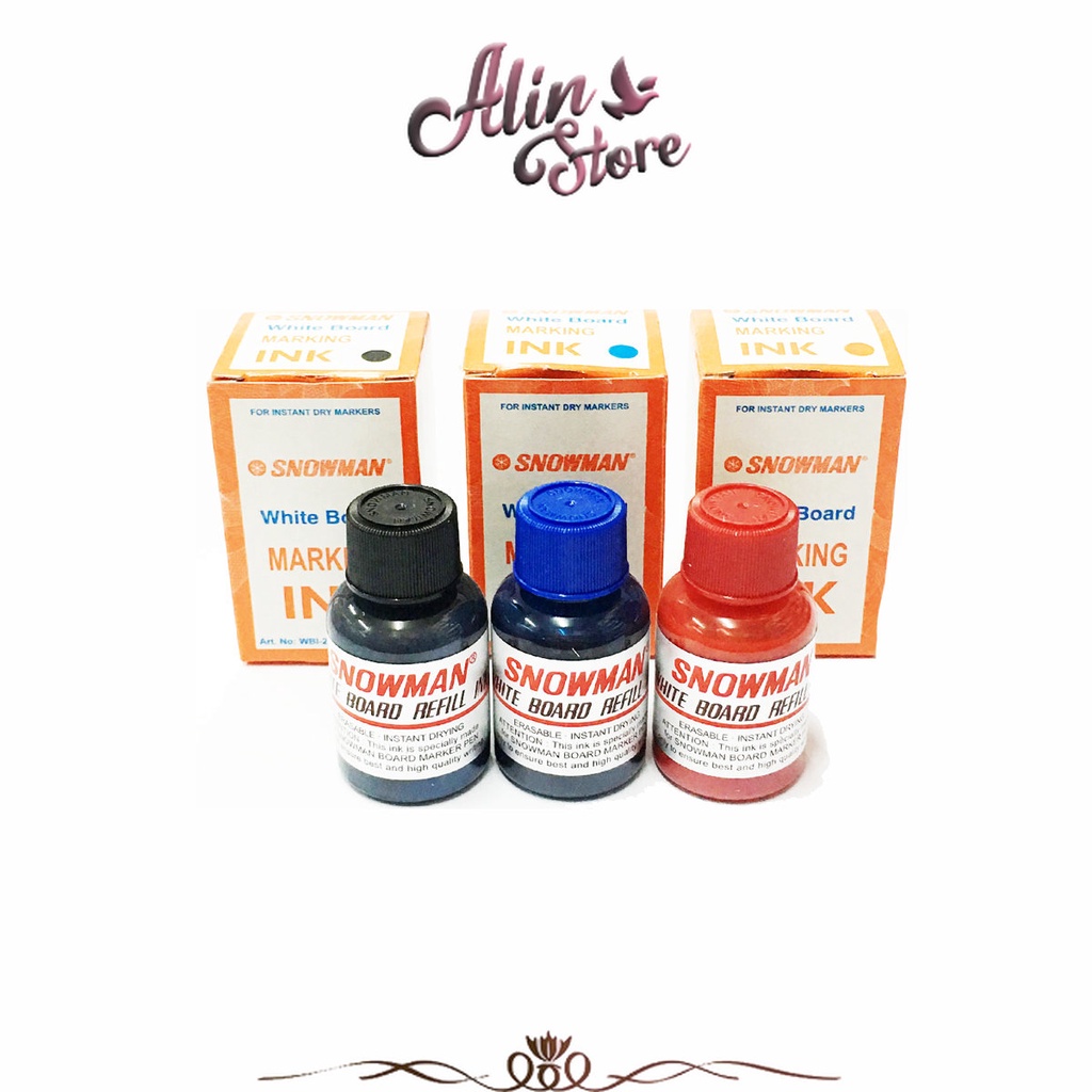 

Tinta Refill Isi Ulang Spidol Whiteboard WBI-20 Snowman