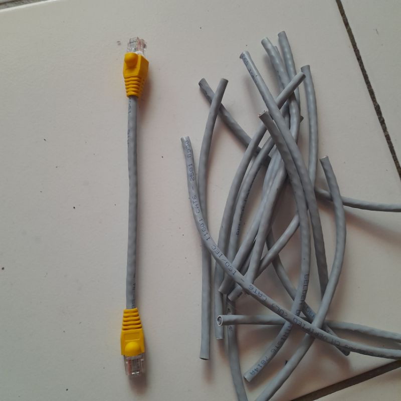 KABEL LAN SERVER BELDEN CAT 6 + RJ45 + Plugboot Handmade