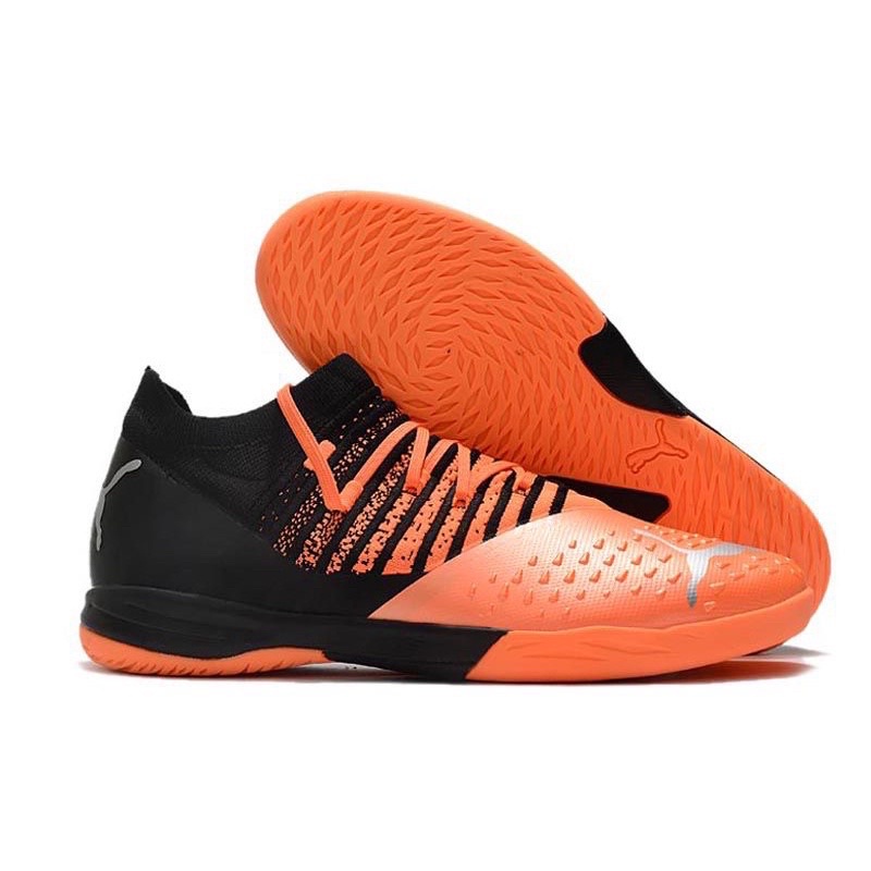 Sepatu Futsal Puma Future Z 1.3 Orange Black