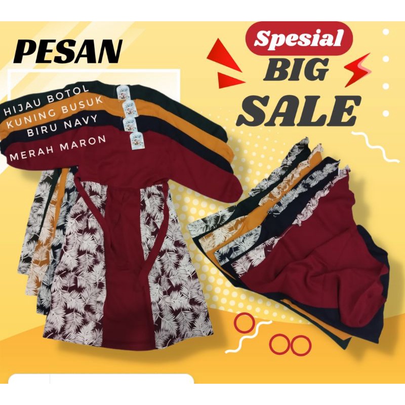 Baju Anak Muslimah Cewe/ Baju muslim/ Baju Ngaji