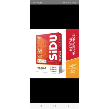 kertas hvs 80 gram A4  sinar dunia (1 box 5rim)