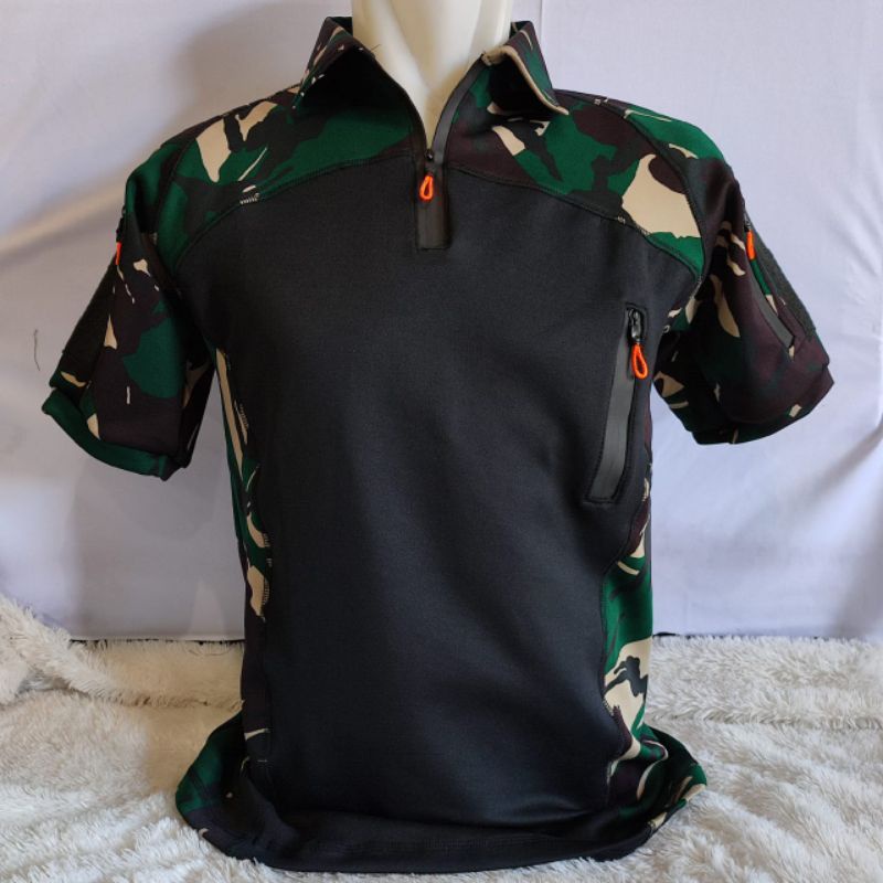 BDU SCUBA TACTICAL / BDU TACTICAL TERBARU HITAM KOMBINASI LORENG MALVINAS /BDU COMBAT SHIRT TERBARU