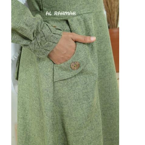 Paling Diminati GAMIS KATUN MADINA SYAR'I MODEL SAKU DEPAN (Shalimah)