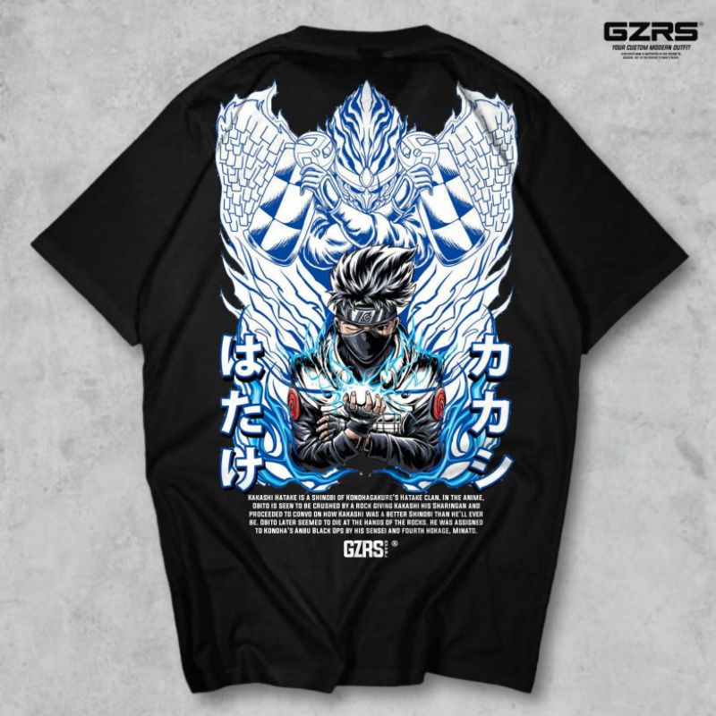 GZRS T-shirt Susanoo Kakashi Hatake - Black