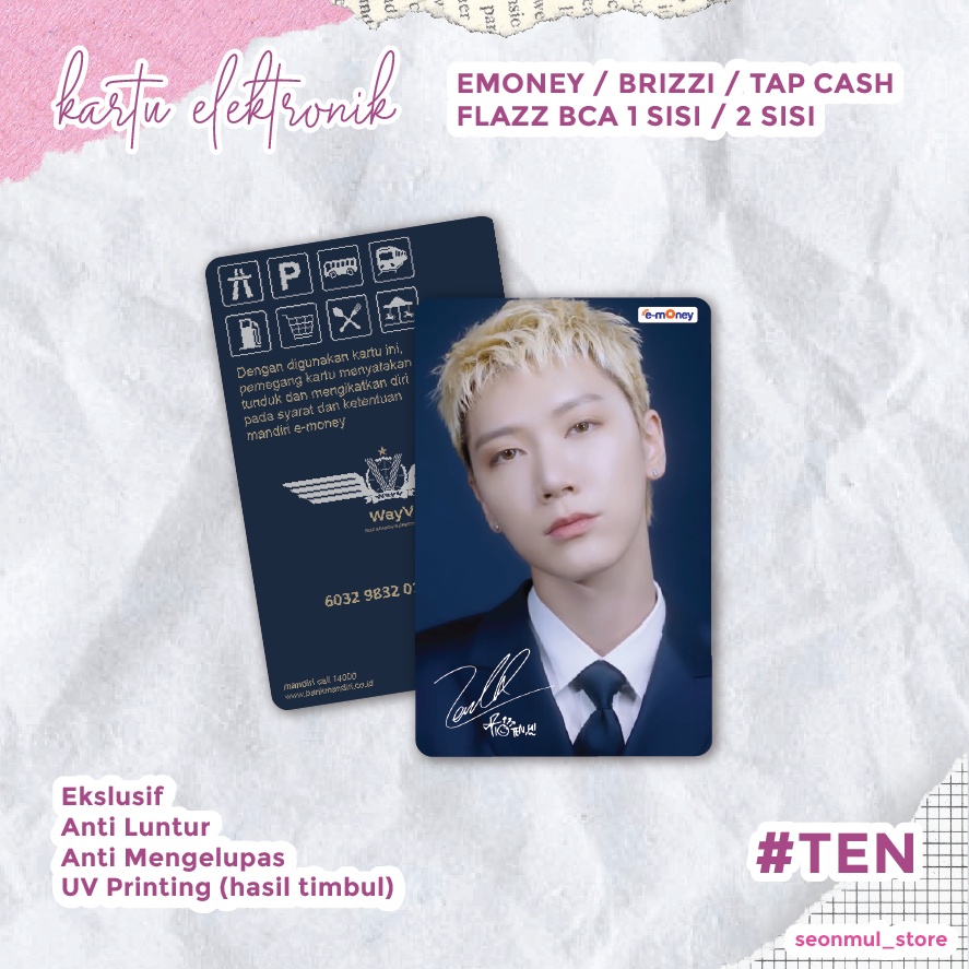 PALING DICARI!!! EMONEY BRIZZI FLAZZ TAPCASH SEASON GREETING WAYV 2022