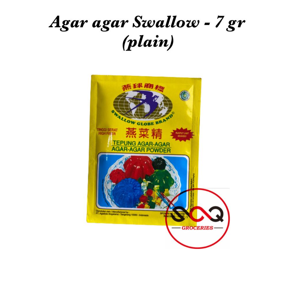 

Agar Agar Swallow Globe Plain 7 Gr