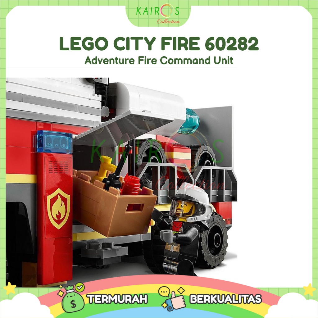 Lego City Adventure Fire Command 60282 Speed Build