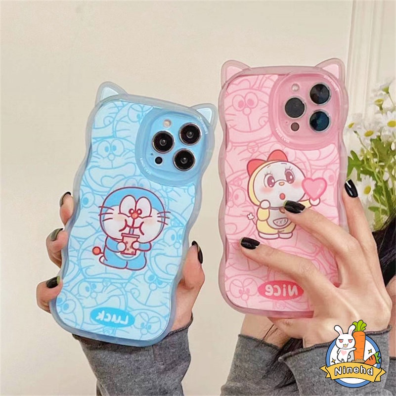 Soft Case Silikon Motif Kartun Kucing Untuk iPhone 14 13 12 11 Pro Max X Xr Xs Max 8 7 6 6s Plus SE