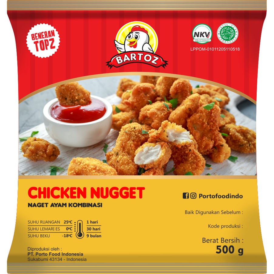 

BARTOZ CHICKEN NUGGET 500gr