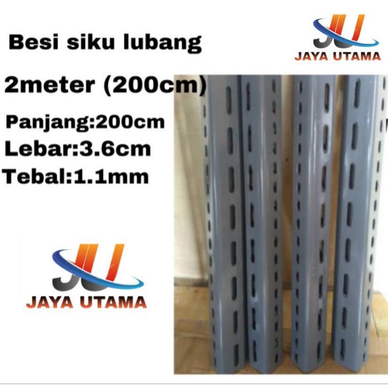 BESI SIKU LUBANG 200CM (2 METER)