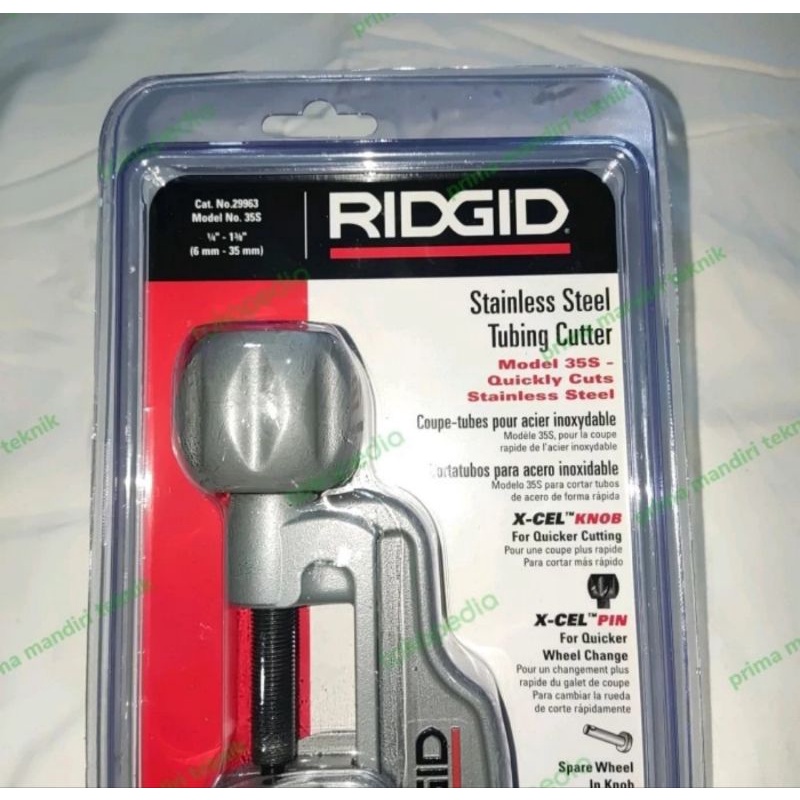 Ridgid tube cutter 35S stainless steel cutter series 29963 made in USA