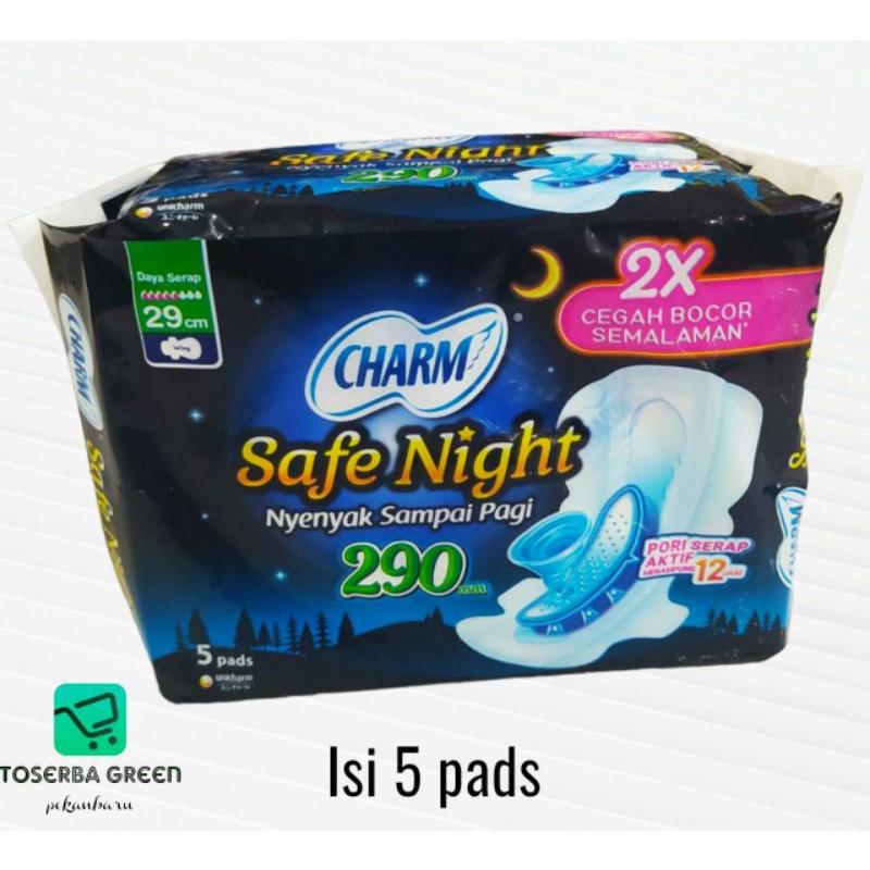 Charm Safe Night 29 cm Wing isi 5