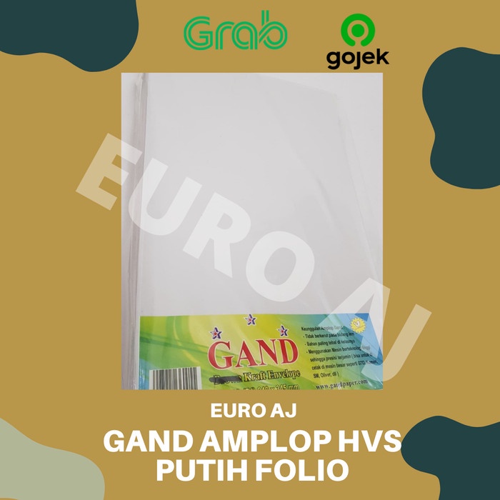 

Sale Gand Amplop Folio Putih Hvs 100Gr Seal Kirim Pakai Jne Or Jt Offline Terlaris