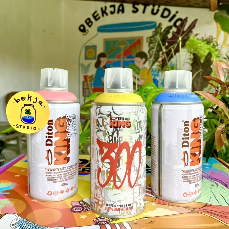 

DITON KING Spray Paint 300ml (LUAR JAWA=JTR)