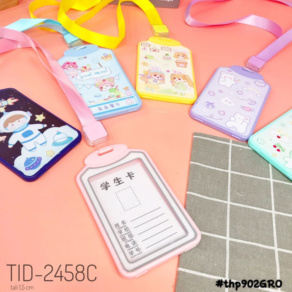 

Tempat Id Card, Kalung Wadah Id Card, Lanyard Tali+Wadah