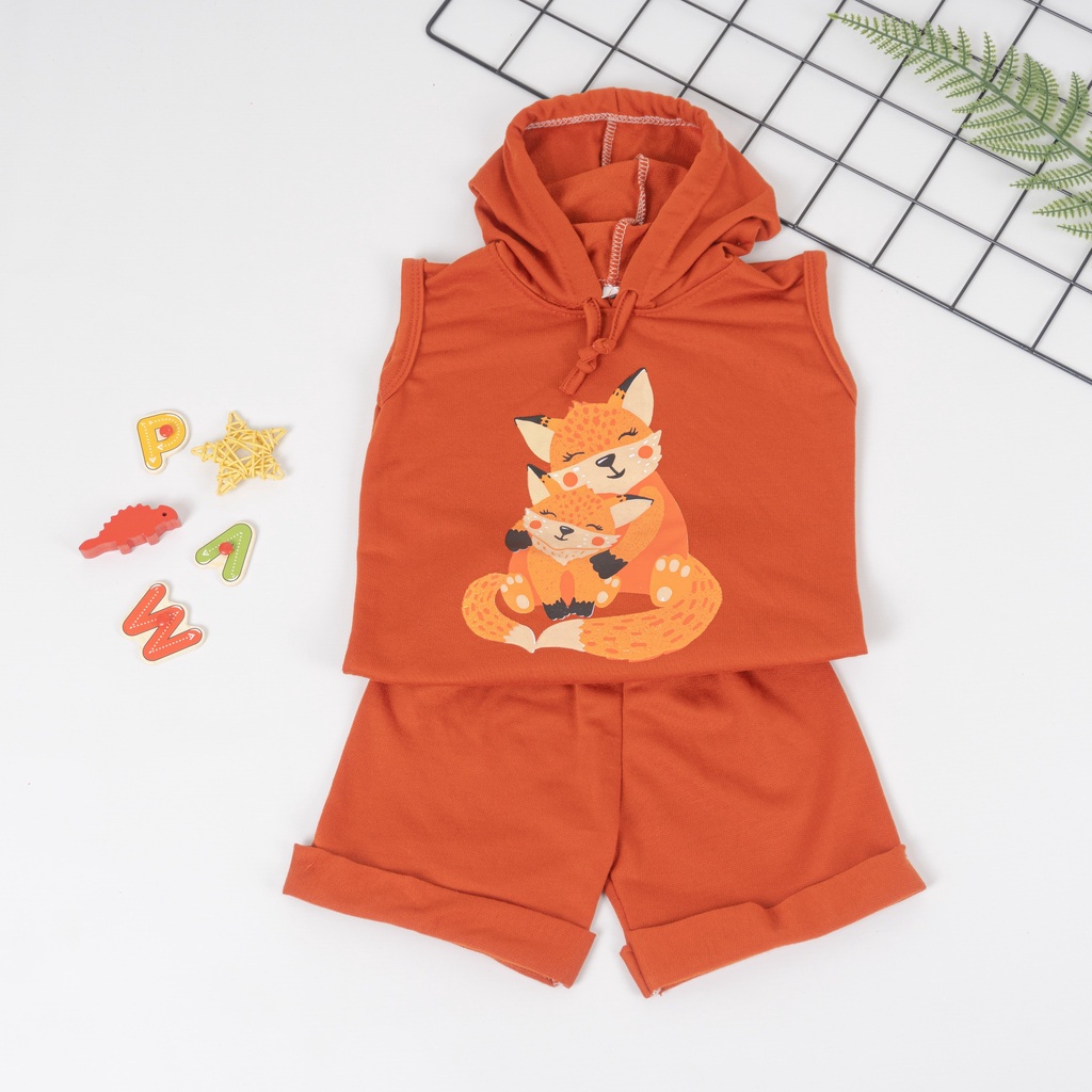 ZASKIYA - SET ANAK HOODIE / Setelan Hoodie Anak Perempuan / Laki - Laki Usia 1-4 thn