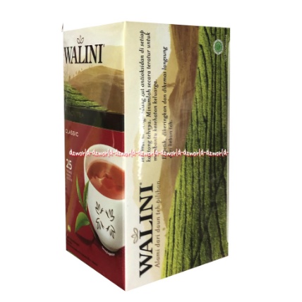 Walini Klasik 25 Bag Tea Walini Classic Teh Celup Teh Hitam Celup Teh Hitam Walini Rasa Original Teh Walinni Blacktea