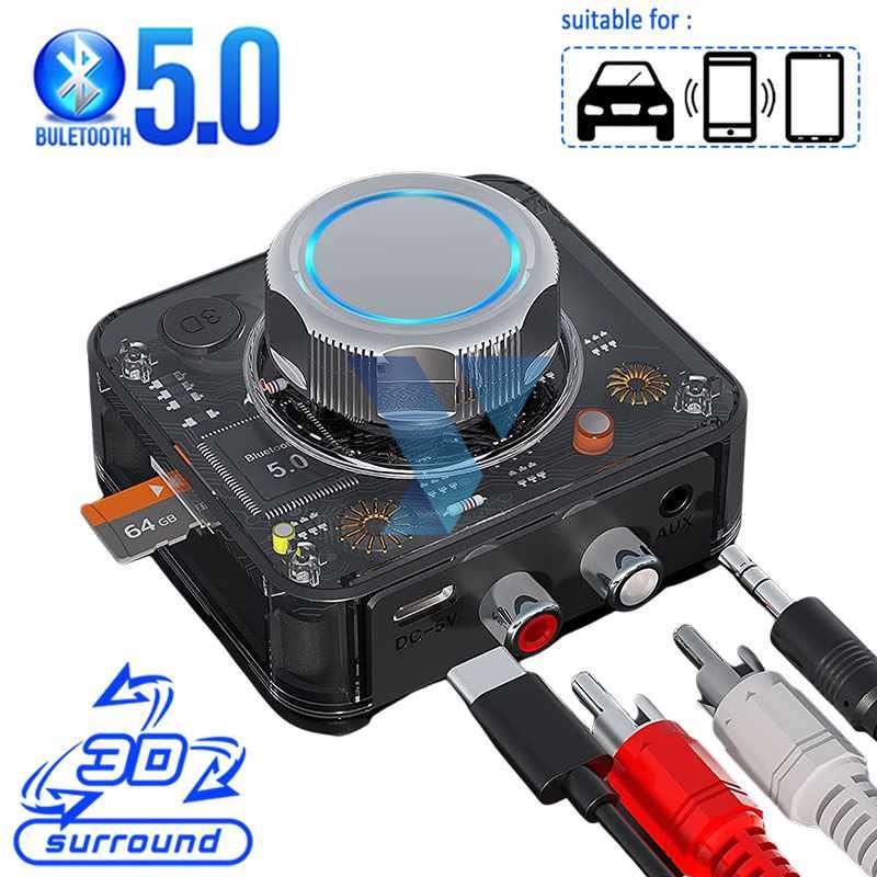 VIKEFON Wireless Audio Receiver Bluetooth 5.0 TF Card RCA AUX - C39 ( Al-Yusi )