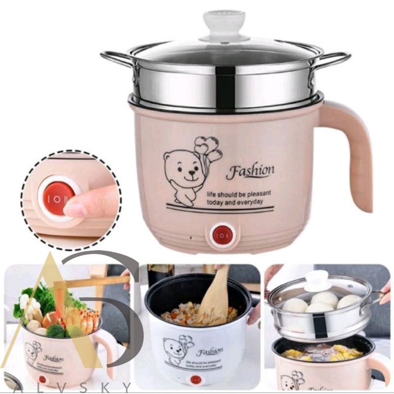 PANCI LISTRIK SERBAGUNA ELECTRIC COOKER / COOKING POT STEAMER MULTIFUNGSI