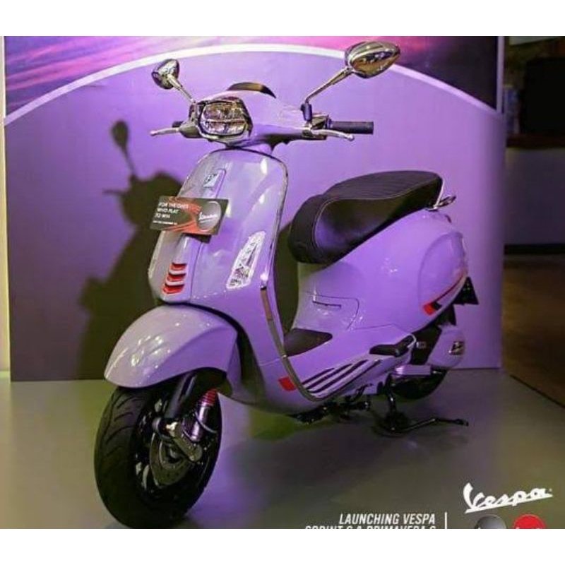 Cat PU Duco Vespa Pastel Purple Cat Vespa Ungu Muda Cat warna Klazik 1 LITER