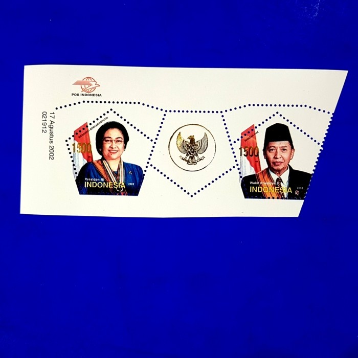

Gilaa!!! Prangko Presiden & Wakil Presiden. Megawati Soekarnoputri & Hamzah Haz Bergaransi