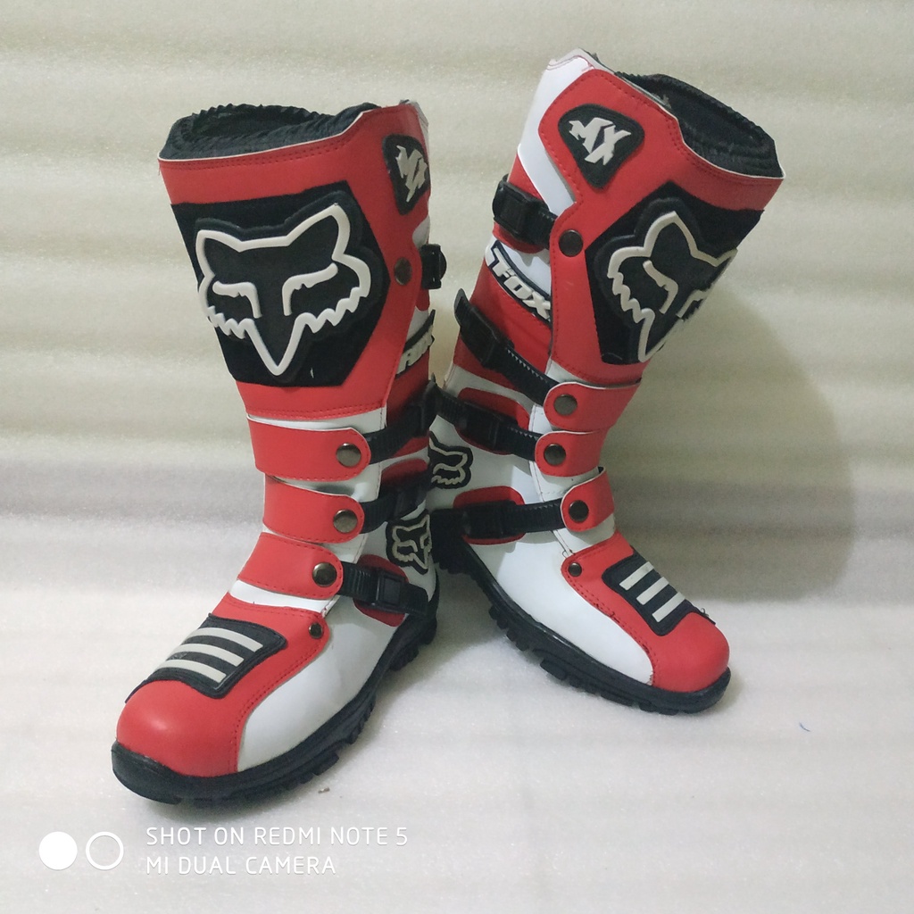 Sepatu cross anak sepatu balap anak trail adventure trabas sepatu motor cross terlaris