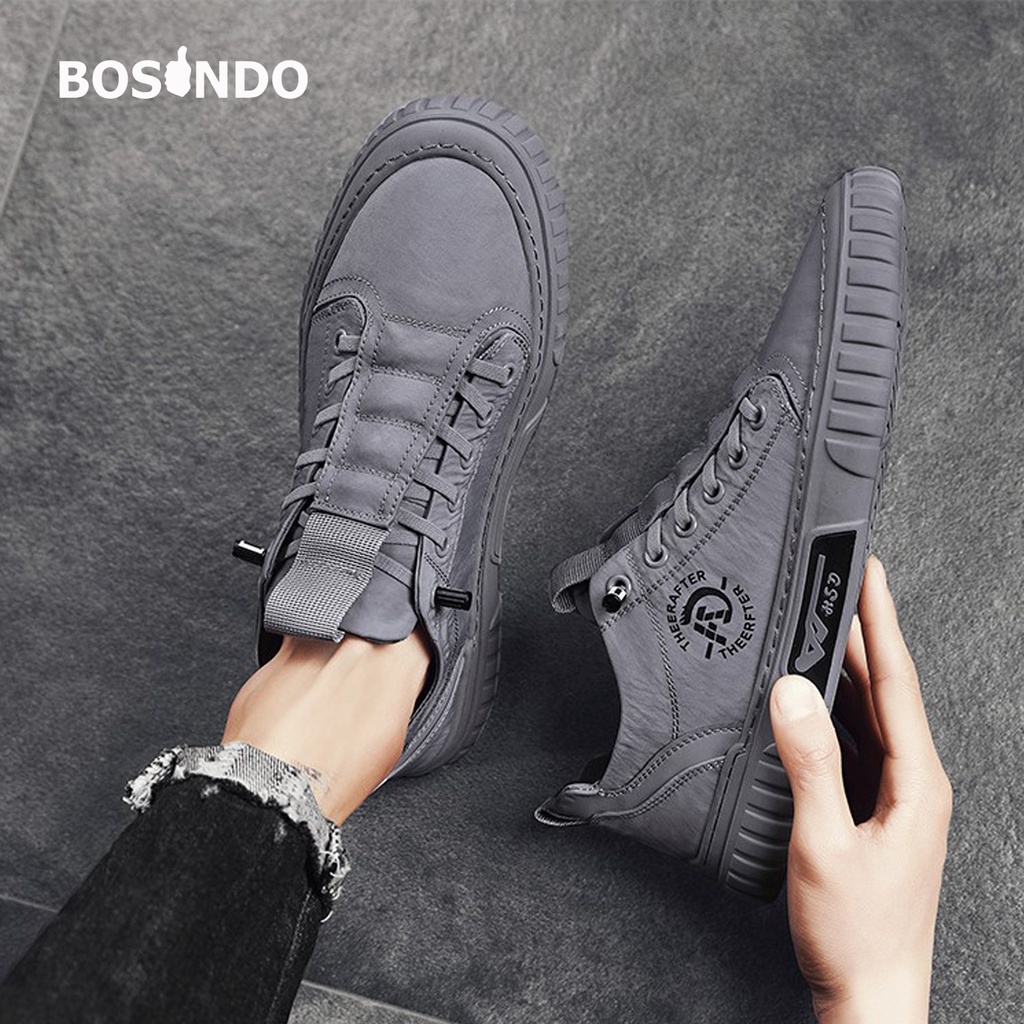 Sepatu Kanvas Sepatu Sneakers Import Sepatu Pria Keren  Sepatu Fashion Terbaru Outdoor Traveling Casual Sepatu Sneakers Pria Kekinian BOSINDO K-15