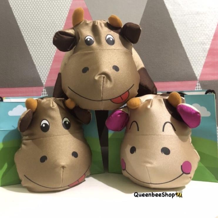 [PROMO RPC92] Boneka Bantal Leher Moopi Sapi 2in1 Reversible Hot Sale